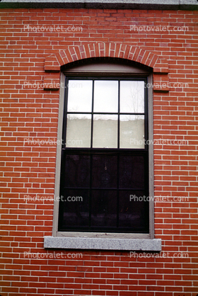 Window, glass, pane, frame, brick, Cambridge
