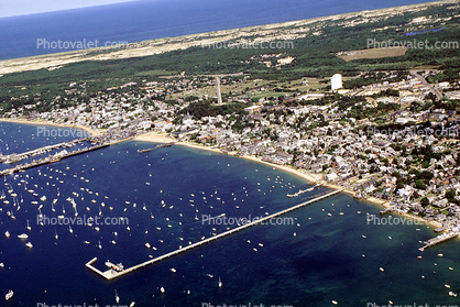 Dock, Pier, Harbor, Boats, Pilgrim Tower, Provincetown, Atlantic Ocean