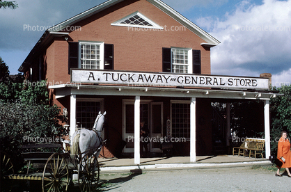 A. Tuckaway, General Store, Horse