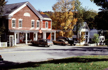 US Post Office, Cars, automobile, vehicles, Grafton, Vermont, 1970s