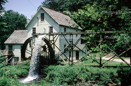 Water Wheel, Mill, Power, Sluice, building, waterwheel, flume