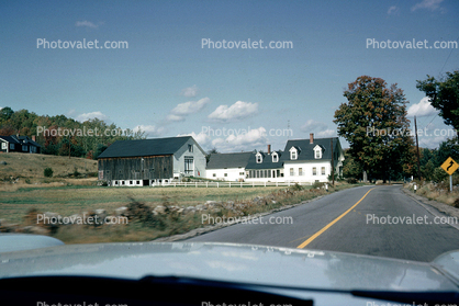 farm house, New Hampshire, September 1965, 1960s