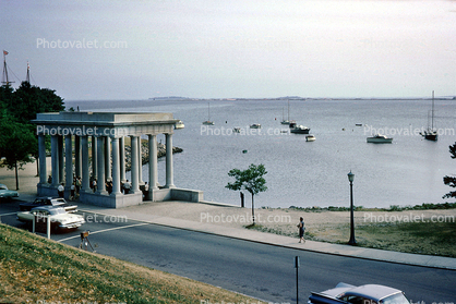 harbor, Cars, automobile, vehicles, boats, 1965, 1960s