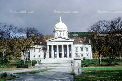 Vermont State House, Capital, Building, Montpelier, July 1964, 1960s