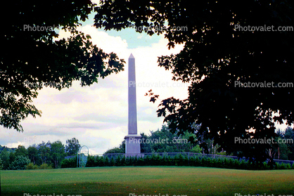 Joseph Smith Birthplace Memorial, granite obelisk, Sharon