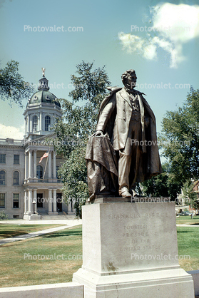 Franklin Pierce Statue, Memorial, State House, Concord New Hampshire