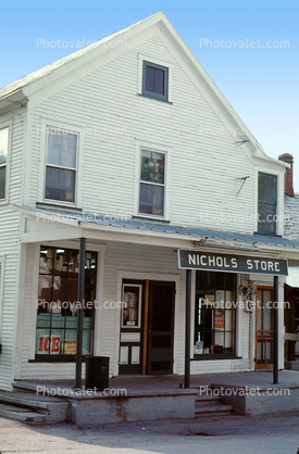 Nichols Store, Buildings, Porch, Danby Vermont, 1960s
