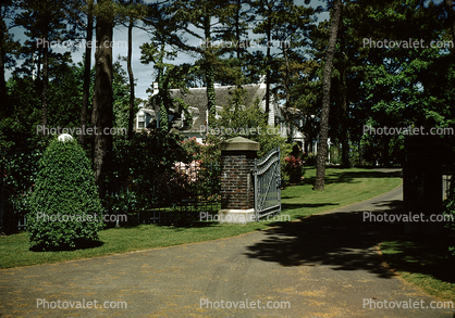 Mansion Gate, trees, driveway
