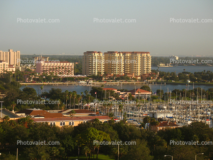 Harbor, waterfront, buildings, St Petersburg