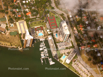 Palm Bay Towers, Marina, Boat Docks, Highrise buildings, Tennis Courts
