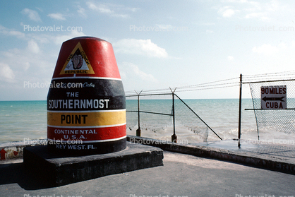 the southernmost point in the continental USA, 1992