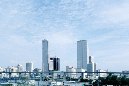 Miami Cityscape, Skyline, Buildings, Skyscraper, Downtown, 21 January 1995