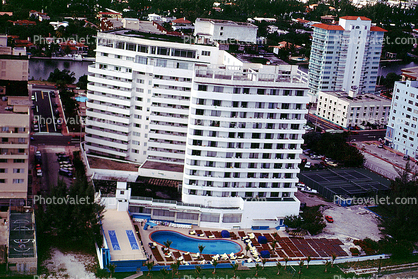 Hotels, art-deco buildings, swimming pools, 21 January 1995