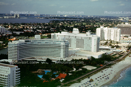 Semi Circle Hotel, buildings, swimming pools, beach, 21 January 1995