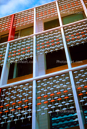 Balconies at a building, 21 January 1995