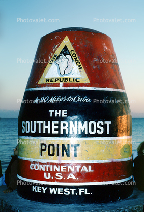 the southernmost point in the continental USA, 22 January 1995