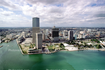 Port of Miami, Miami Harbor, Harbor, Skyline, Cityscape, buildings, harbor
