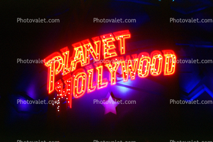 Planet Hollywood Neon sign, Orlando