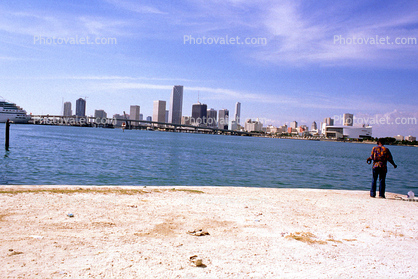 Port of Miami, Cityscape, Skyline, Building, Skyscraper, Downtown, Harbor, 