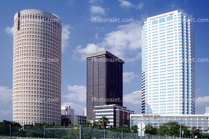Skyline, buildings, skyscrapers, cityscape, Tampa Florida