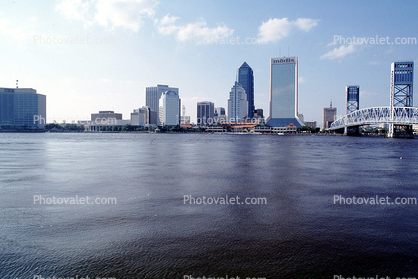 Skyline, cityscape, bridge, skyscrapers, high rise, Downtown Building, Jacksonville