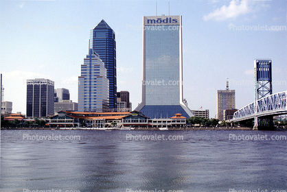 Skyline, cityscape, bridge, skyscrapers, high rise, Downtown Building, Jacksonville