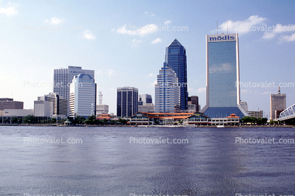 Skyline, cityscape, bridge, skyscrapers, high rise, Downtown Buildings at Jacksonville