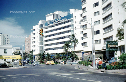 Casablanca Hotel, South Beach, car, automobile, vehicle, 1950s