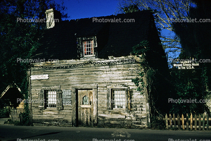 Oldest Wooden Schoolhouse in the USA, Saint Augustine, 1950s