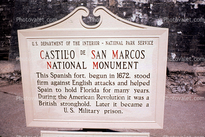 Castillo de San Marcos, April 1971