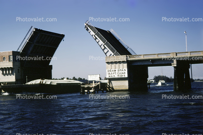Bridge, Barg, Intracoastal Waterway, 1950s, Palm Beach, 1954