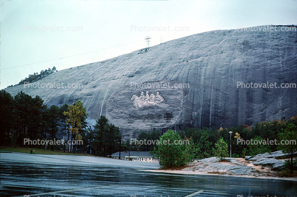 Stone Mountain, bar-Relief sculpture, An Army of Total Losers, Stonewall Jackson, Robert E. Lee, November 1976