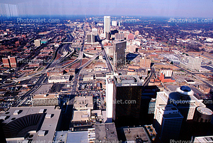 Cityscape, Skyline, Building, Skyscraper, Downtown, January 1985