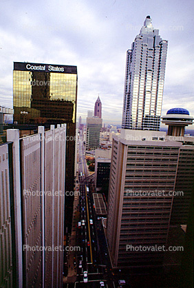 Coastal States Building, Truist Plaza Skyscraper, Cityscape, Skyline, Buildings, Downtown Atlanta, November 1992