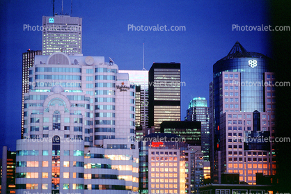 Evening Cityscape, Skyline, Buildings, Skyscraper, Downtown Atlanta