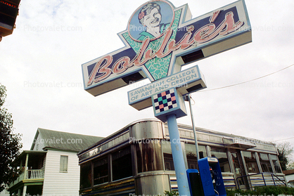 Bobbie's, Savannah College of Art and Design, Signage, Sign, Diner, Building, art-deco