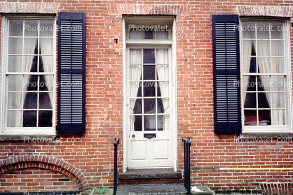 Door, Doorway, Entrance, Entry Way, Entryway, Brick, Savannah