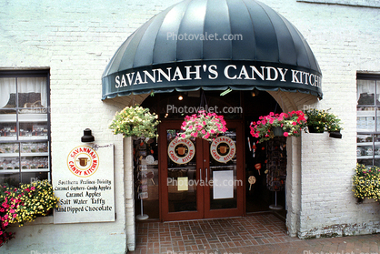 Door, Doorway, Entrance, Entry Way, Entryway, Awning, Savannah, Candy Kitchen