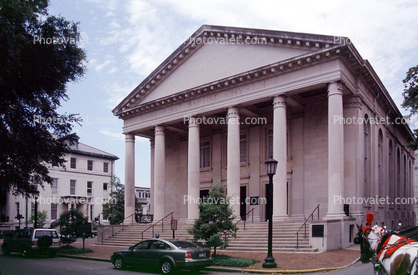 First Baptist Church, Columns, building, Historic Savannah