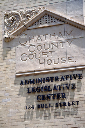 Chatham County Court House, building, Administrative Legislative Center, Historic Savannah