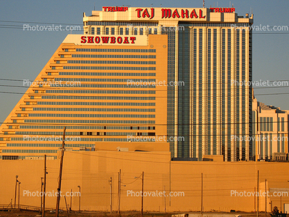Trump Taj Mahal, Showboat, Casino, Buildings