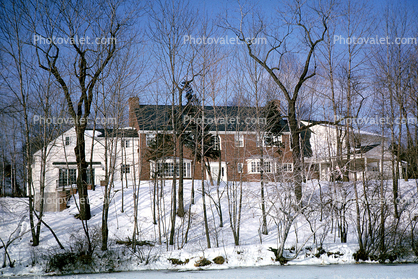 homes, houses, neighborhood, Franklin Lakes, 1950s