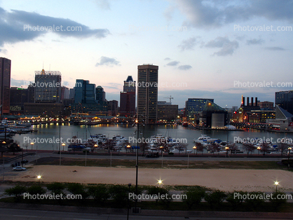 Baltimore, Twilight, Dusk, Dawn, docks