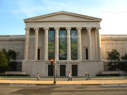 National Gallery of Art, Main Floor Galleries, columns, building