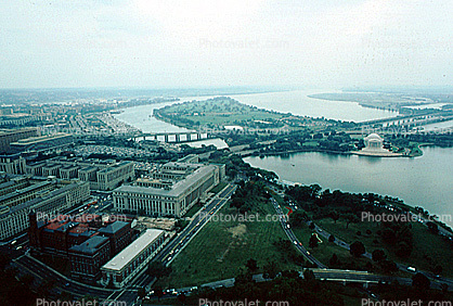 Jefferson Memorial, Potomac River, September 19 1986
