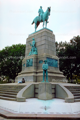 General Sherman Memorial, Washington D.C., Statue, Statuary, Figure