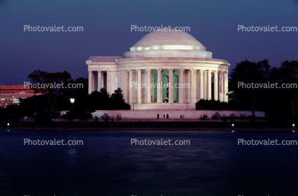 Jefferson Memorial, Twilight, Dusk, Dawn