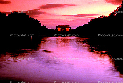 Lincoln Memorial, Twilight, Dusk, Dawn, Lincoln Memorial, Reflecting Pool