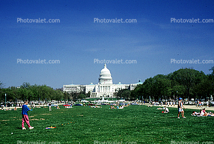 National Mall in the hot summer