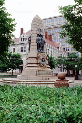 Grand Army of the Republic, Civil War monument, Statue, building